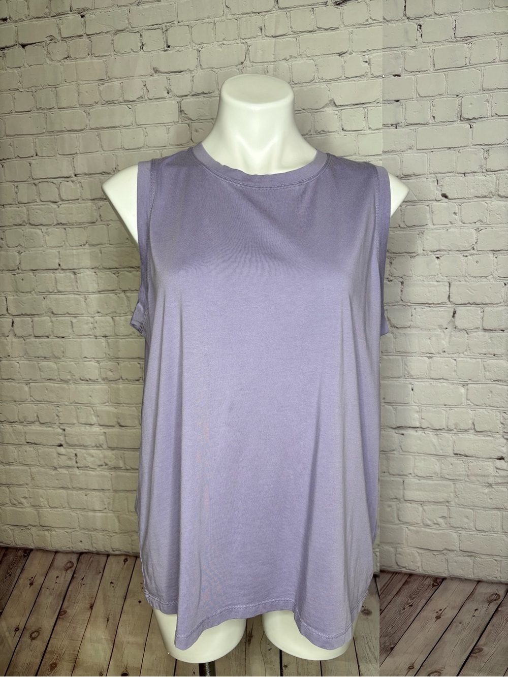 Kersh Dusty Purple Sleeveless Muscle Shirt Tank Top Size XXL